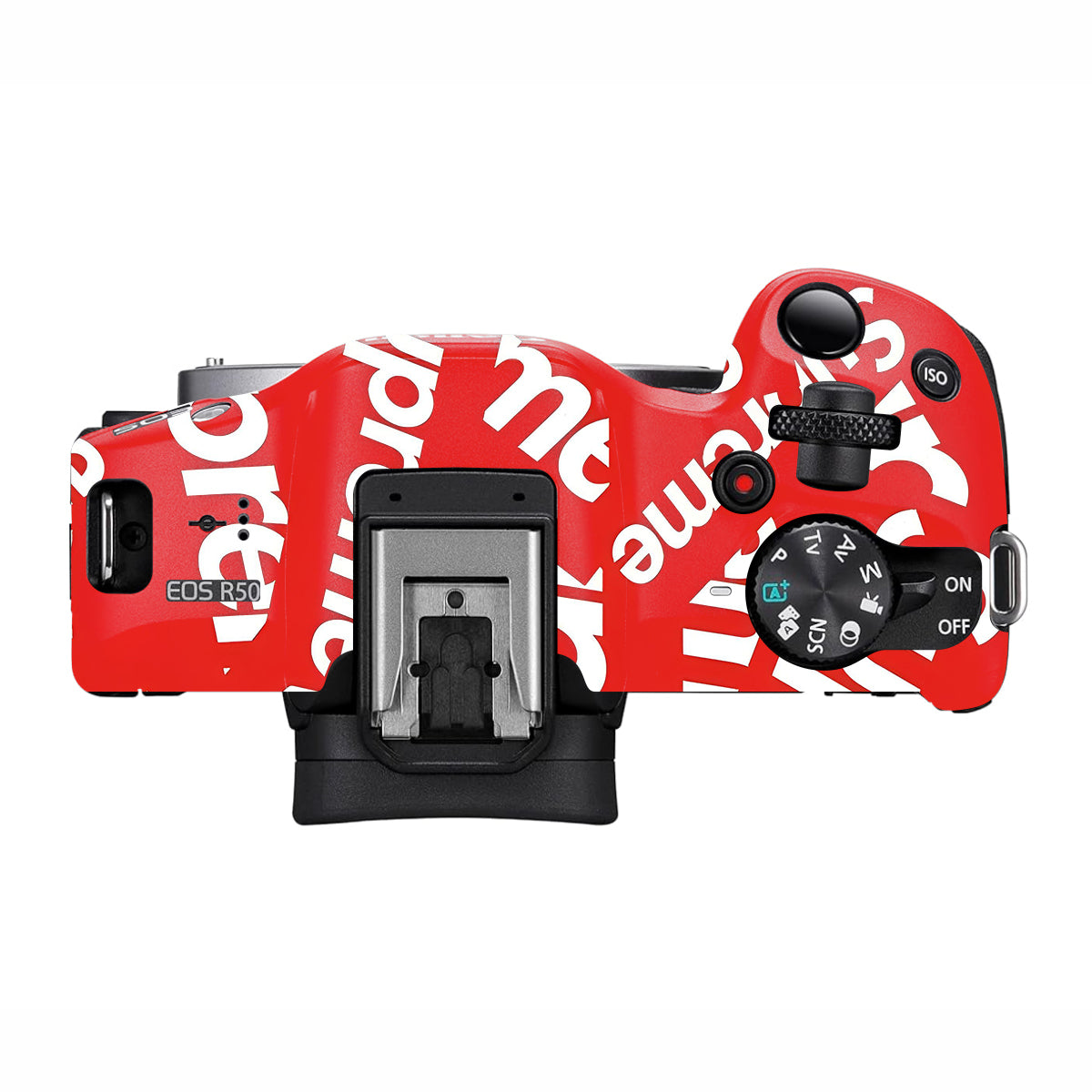 Supreme Red Canon EOS R50 Camera Skin