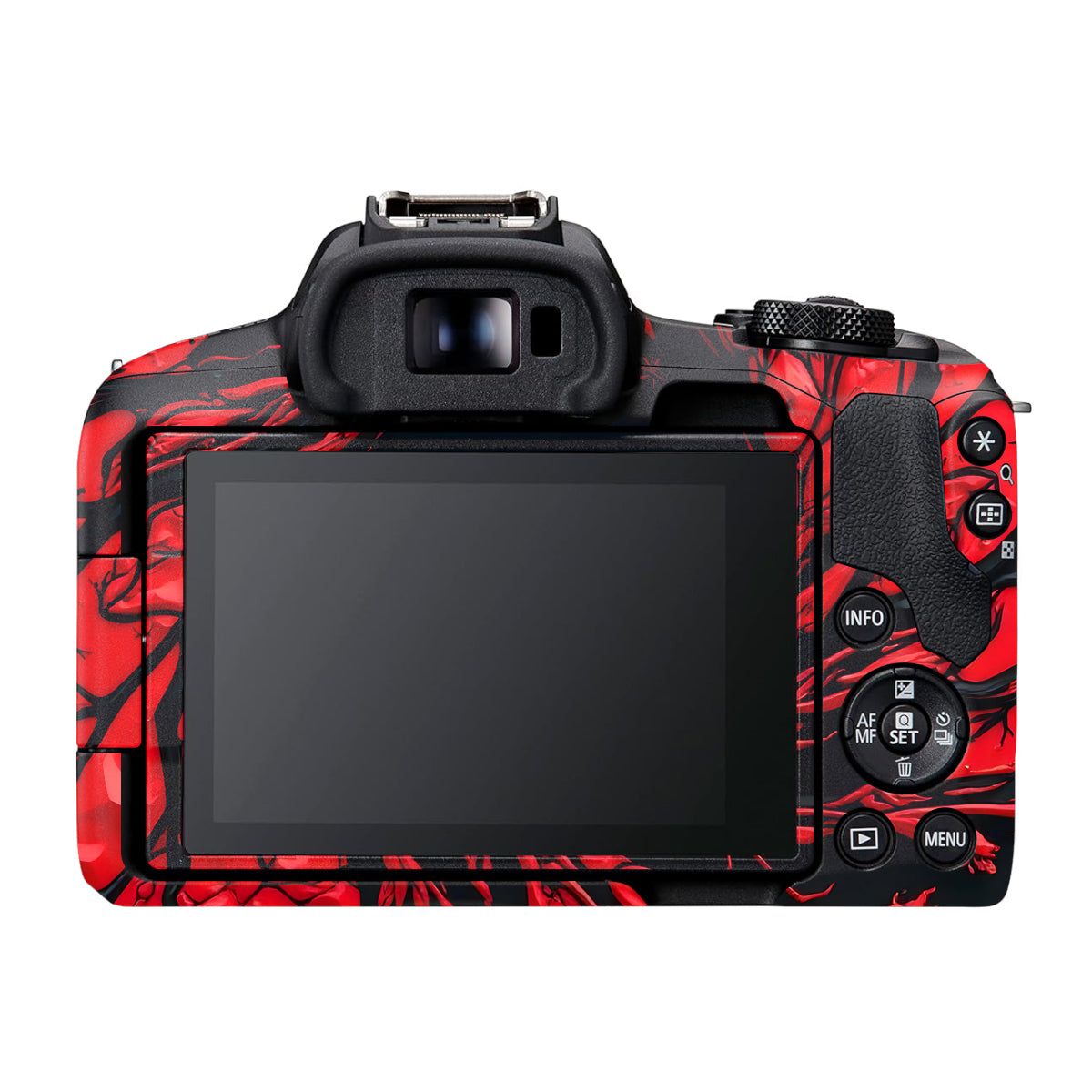 Venom Red Canon EOS R50 Camera Skin