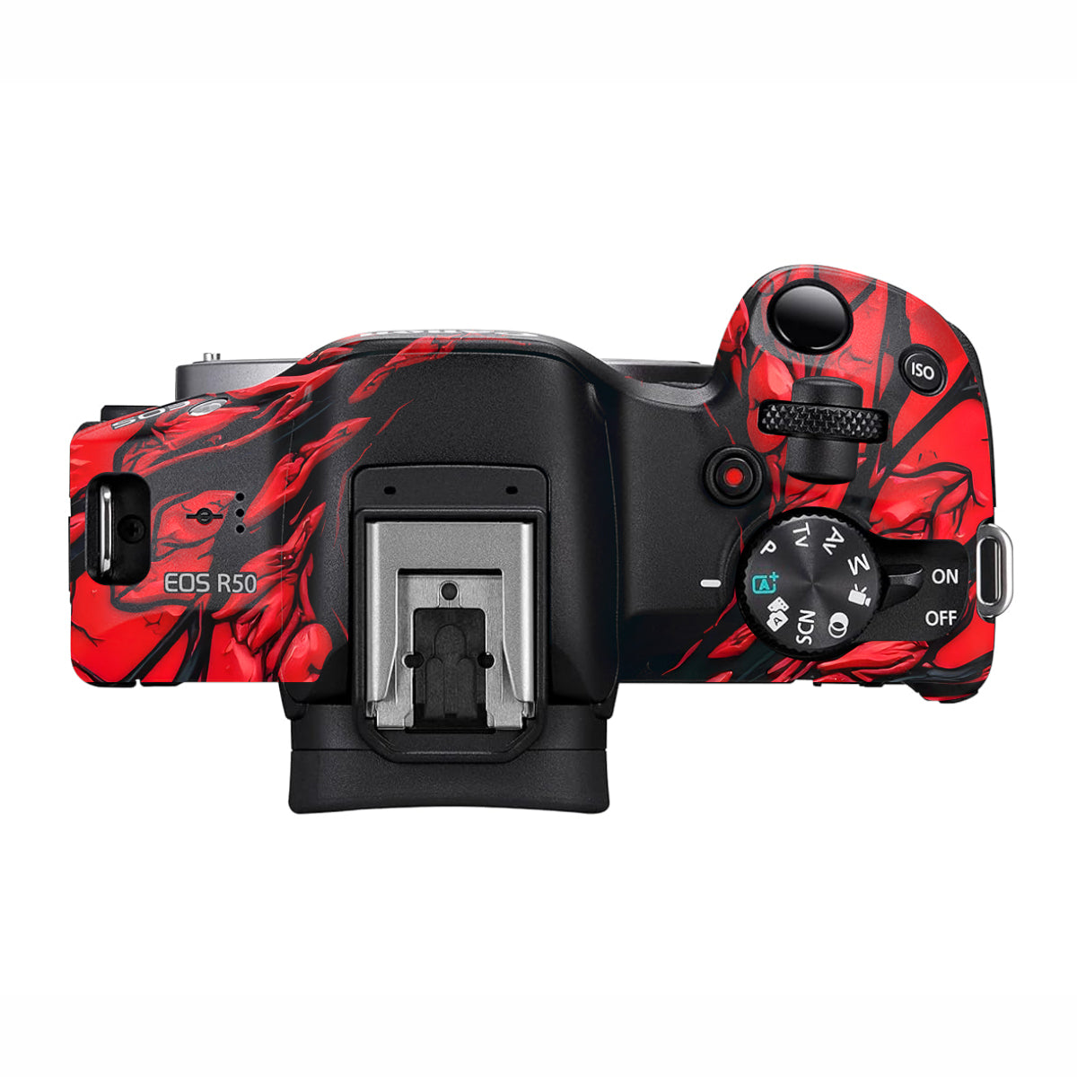 Venom Red Canon EOS R50 Camera Skin
