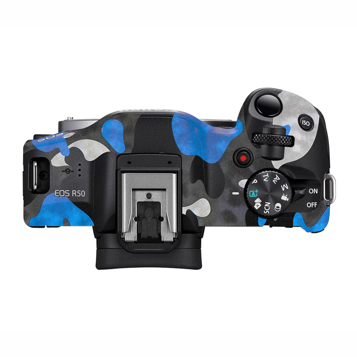 Blue Grey Camo Canon EOS R50 Camera Skin
