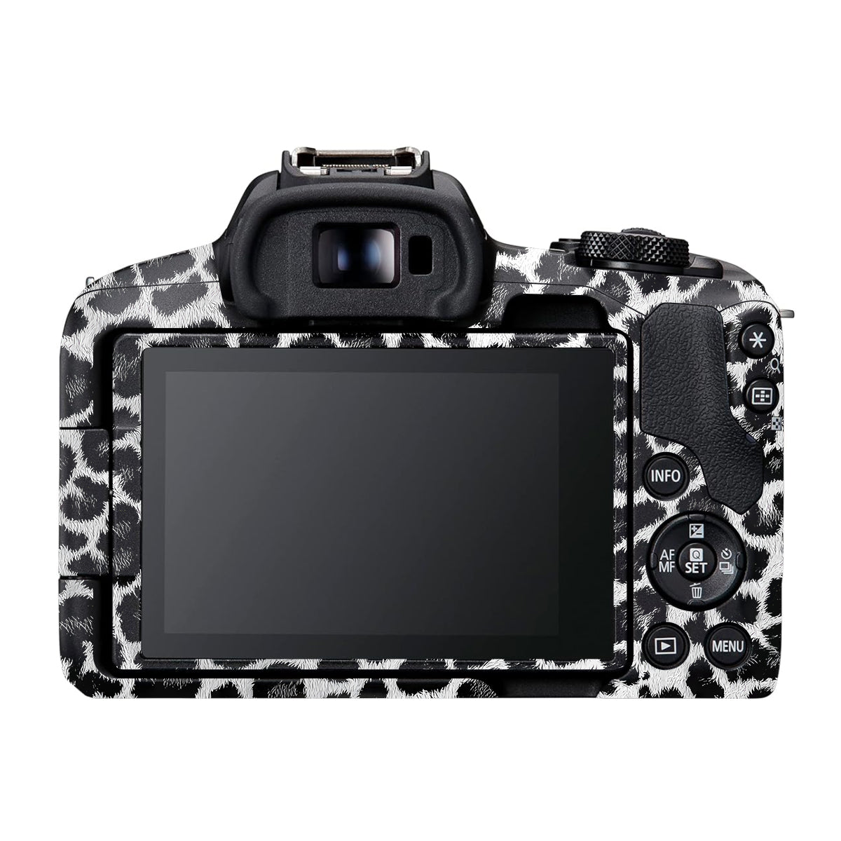 Snow Leopard Spots Canon EOS R50 Camera Skin