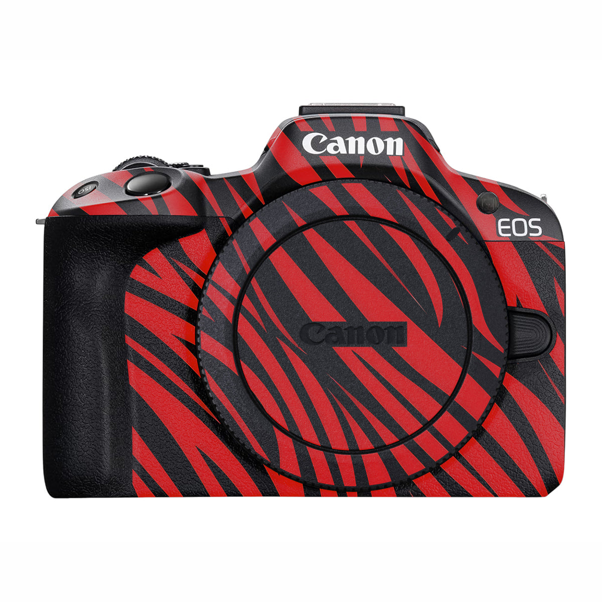 Red and Black Stripes Canon EOS R50 Camera Skin