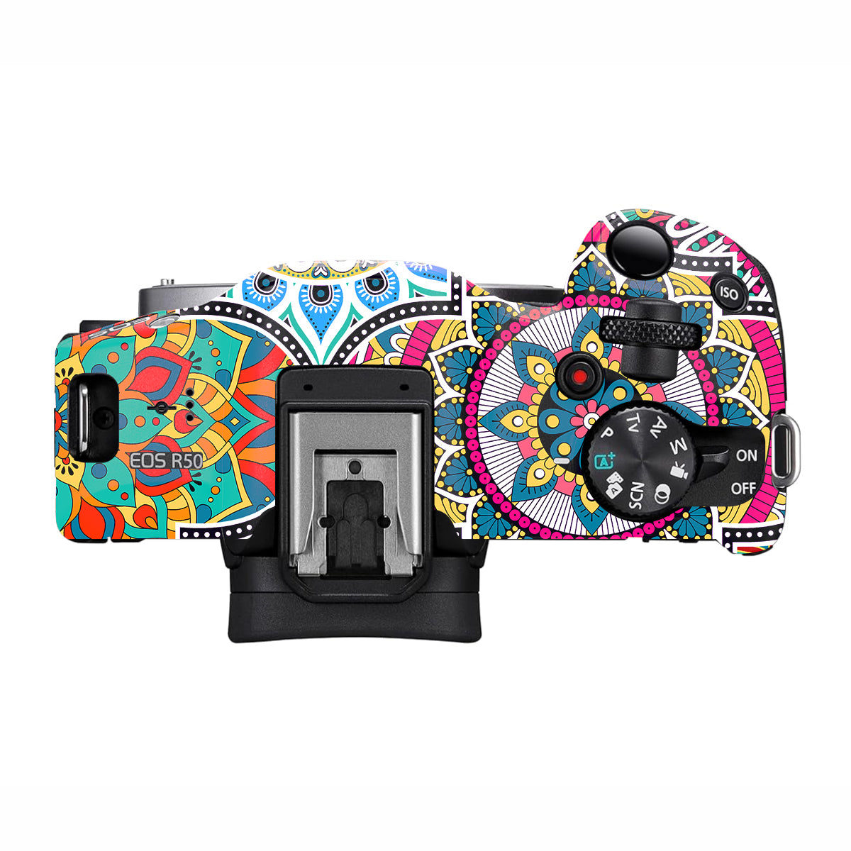 Boho Mandala Tile Pattern Canon EOS R50 Camera Skin