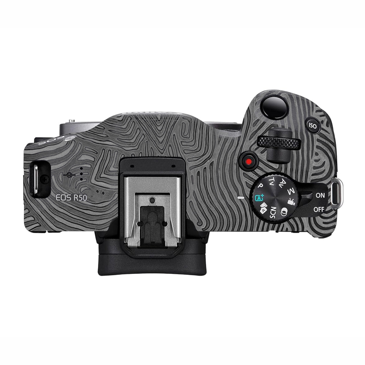 Monochrome Line Maze Canon EOS R50 Camera Skin