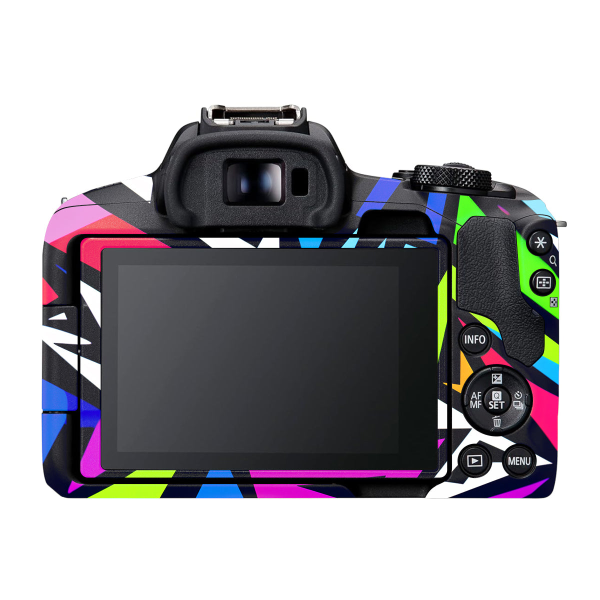 Bold Geometric Pop Canon EOS R50 Camera Skin