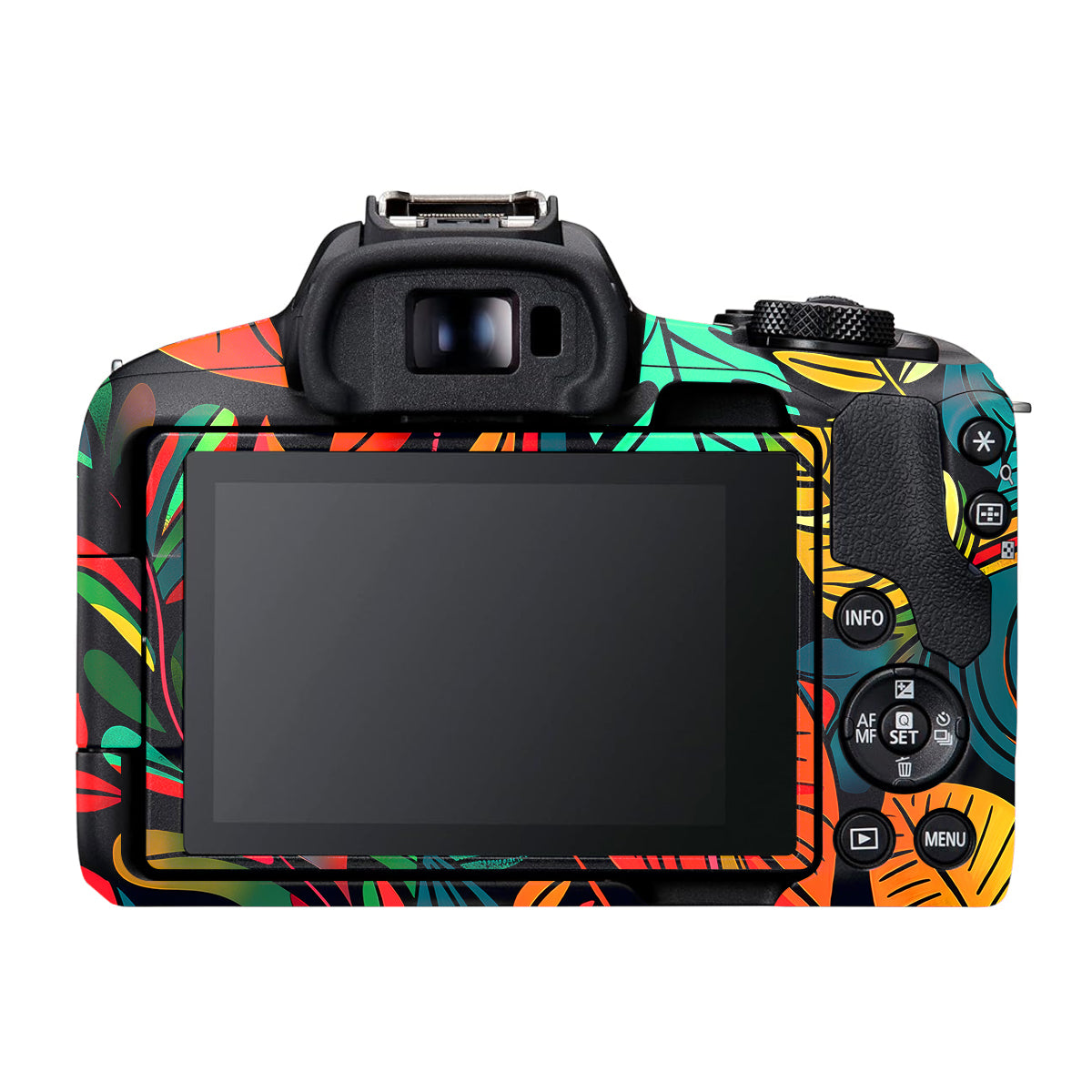 Tropical Jungle Leaves Canon EOS R50 Camera Skin