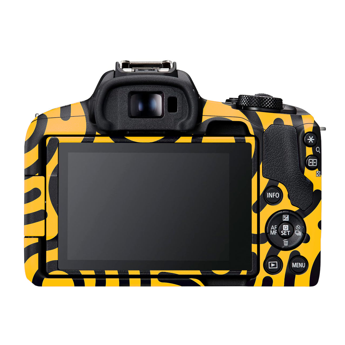 Minimal Yellow Wave Canon EOS R50 Camera Skin