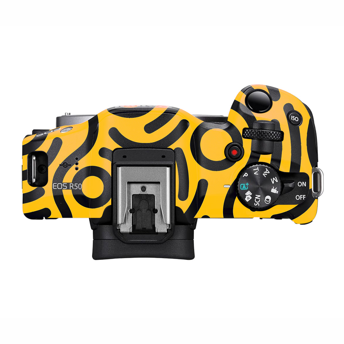 Minimal Yellow Wave Canon EOS R50 Camera Skin