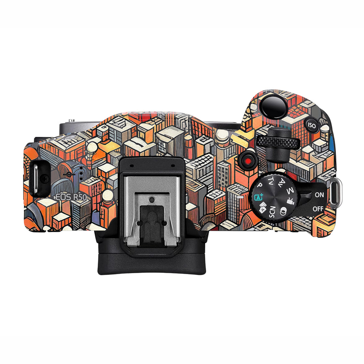 Isometric Cityscape Canon EOS R50 Camera Skin