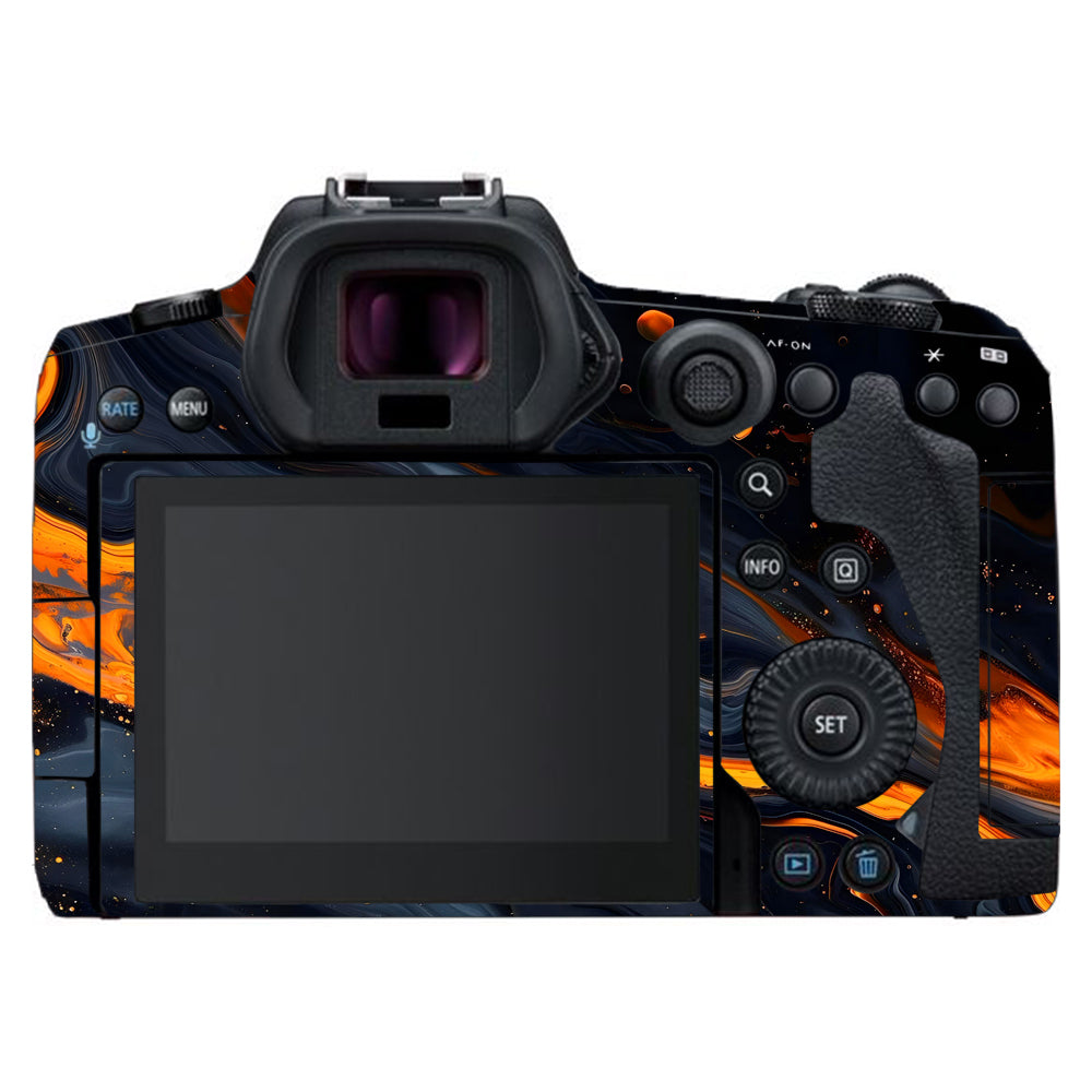 Lava Marble Canon EOS R5 Camera Skins