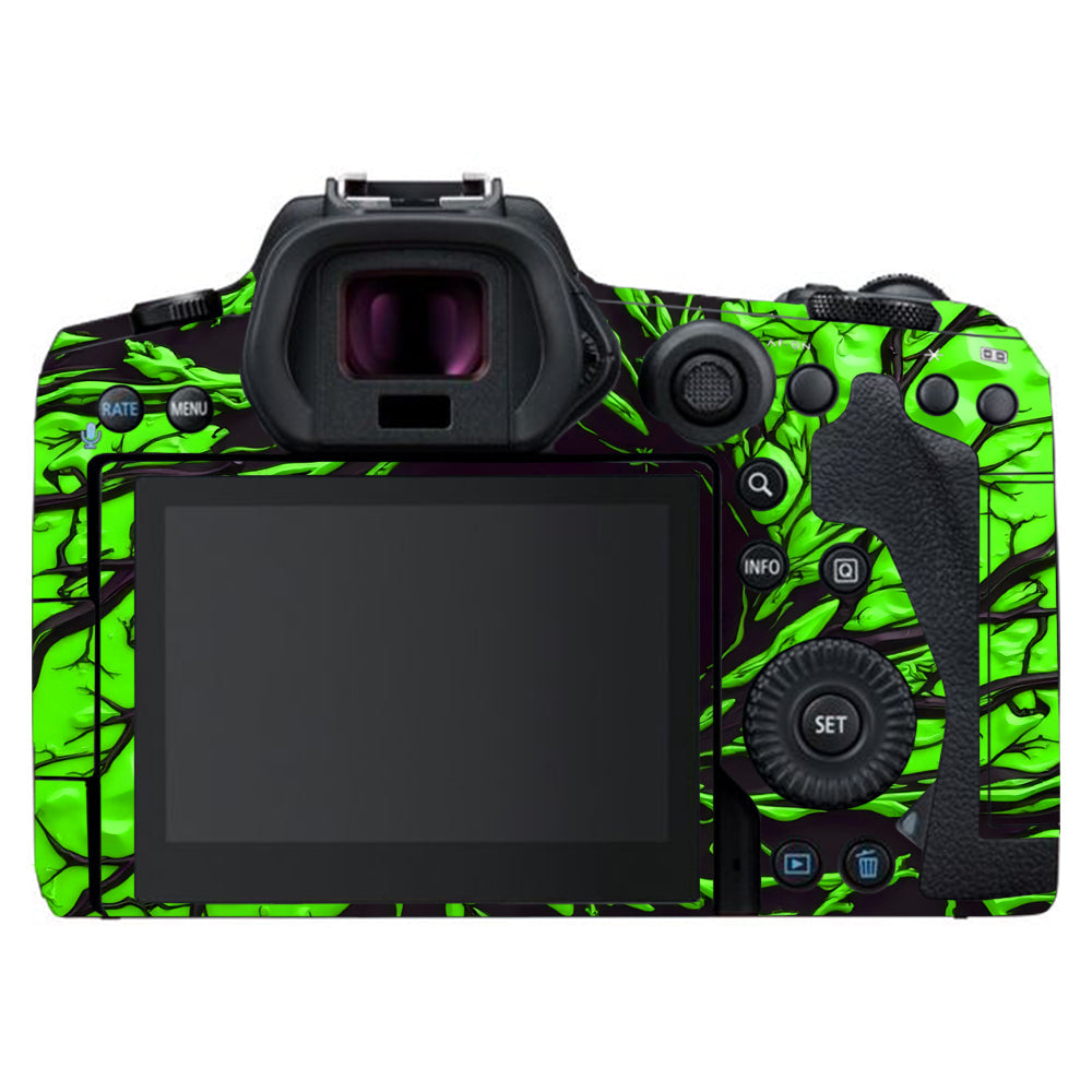 Venom Green Canon EOS R5 Camera Skins