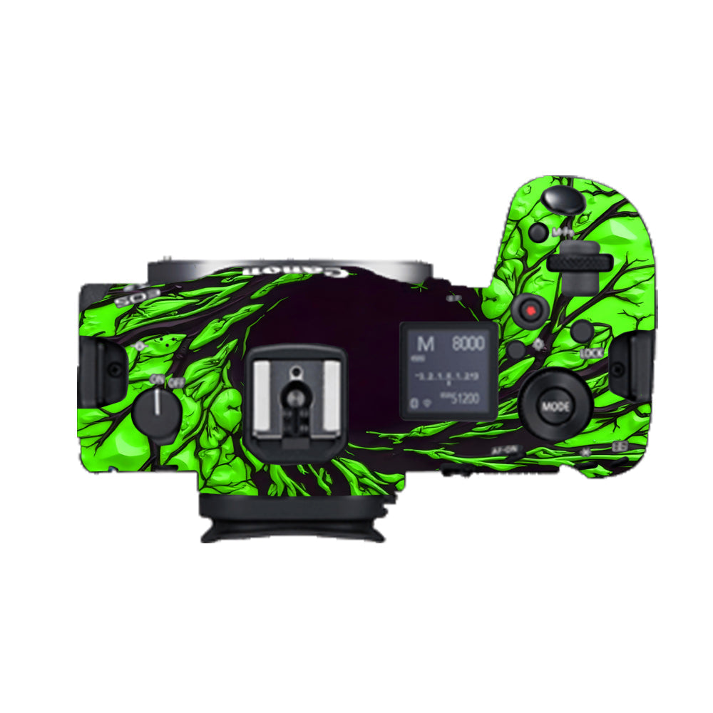 Venom Green Canon EOS R5 Camera Skins