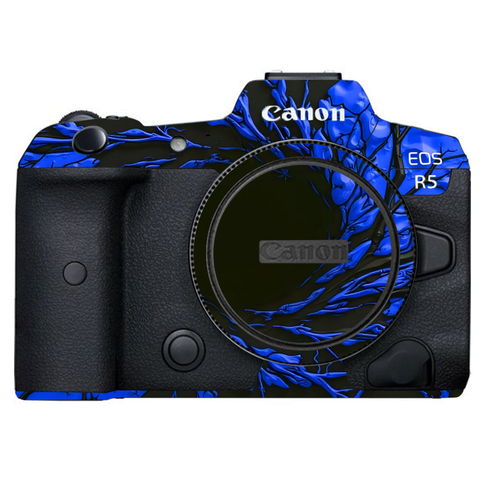 Venom Blue Canon EOS R5 Camera Skins
