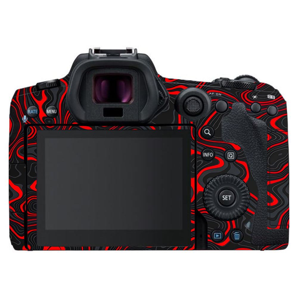 Crimson Waves Canon EOS R5 Camera Skins