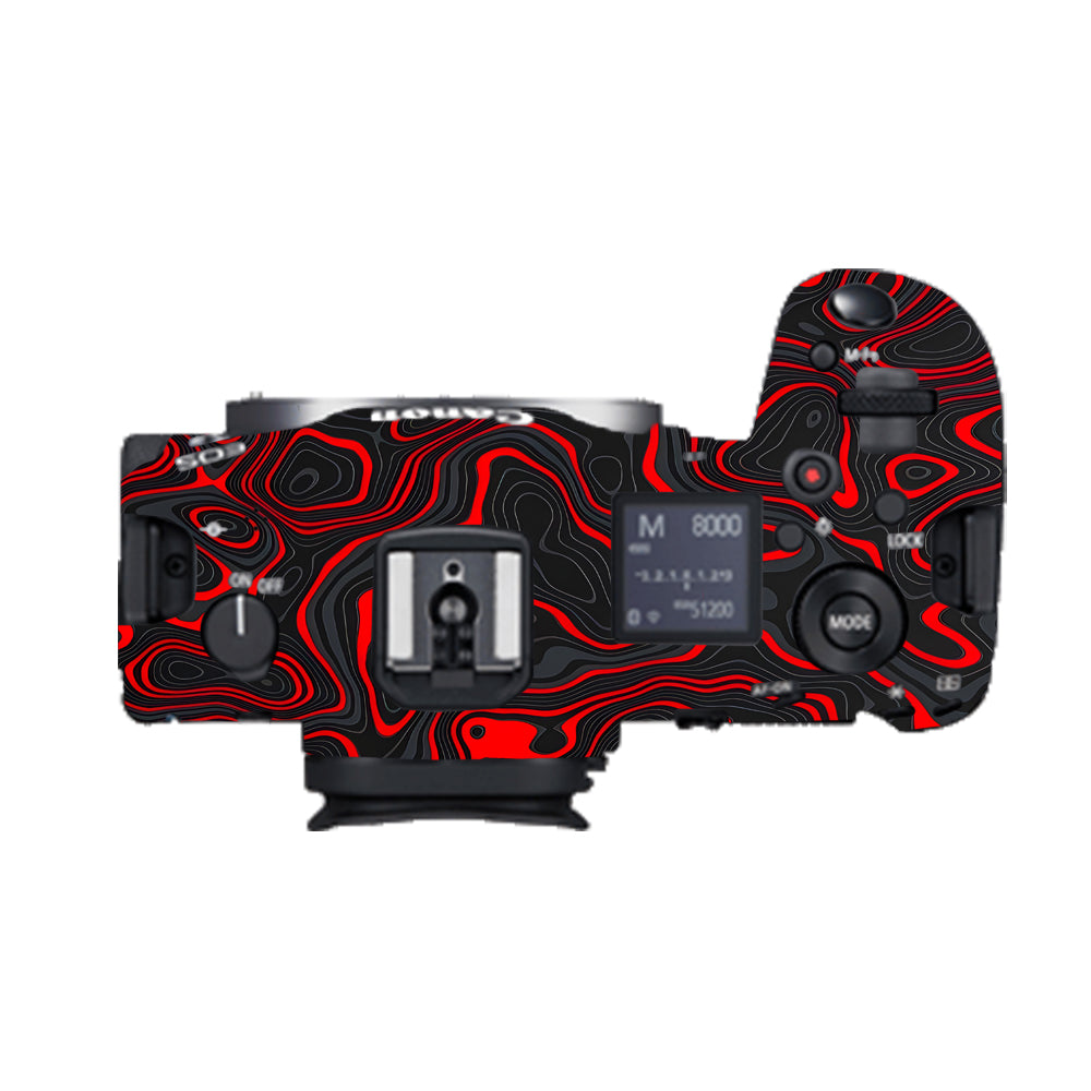 Crimson Waves Canon EOS R5 Camera Skins