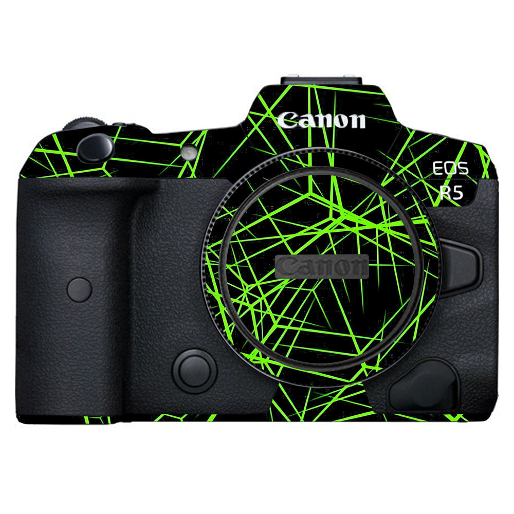 Neon Grid Canon EOS R5 Camera Skins