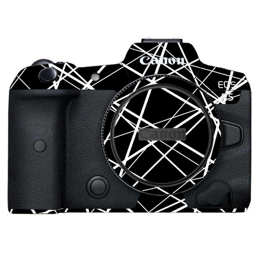 Mono Grid Canon EOS R5 Camera Skins