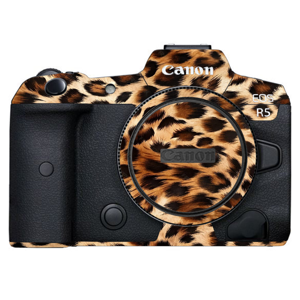 Classic Leopard Spots Canon EOS R5 Camera Skins