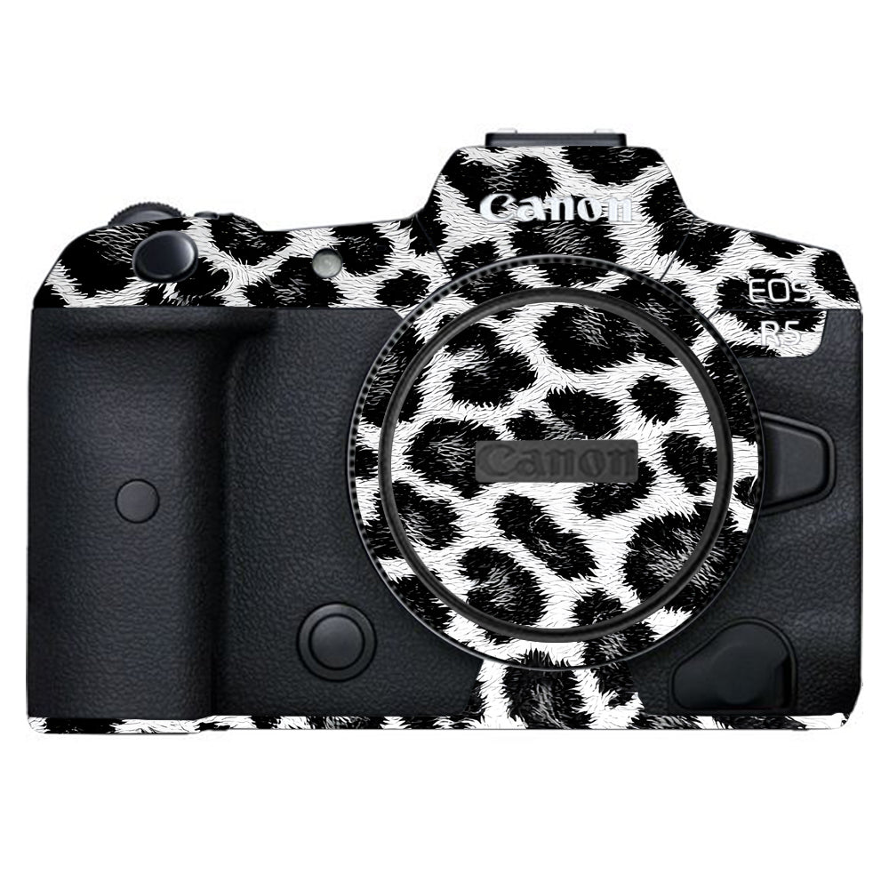 Snow Leopard Spots Canon EOS R5 Camera Skins