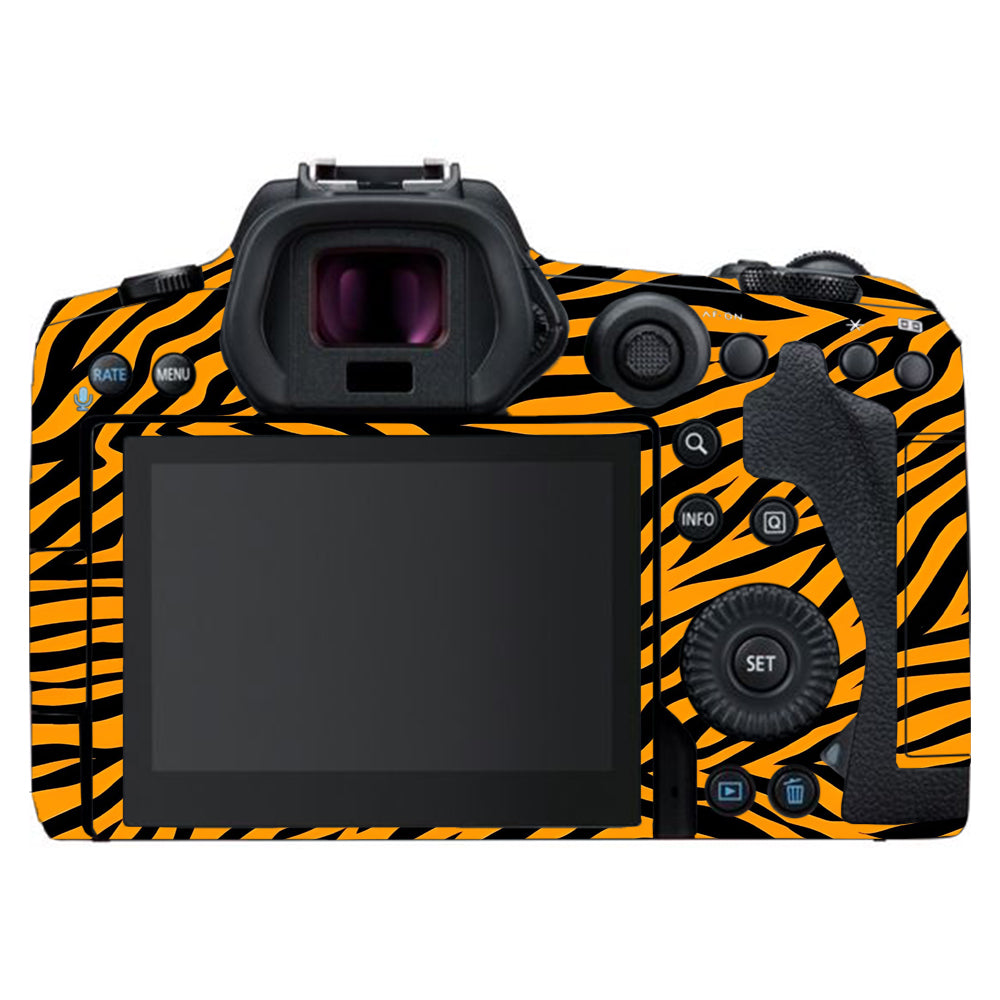Zebra Gold Pattern Canon EOS R5 Camera Skins