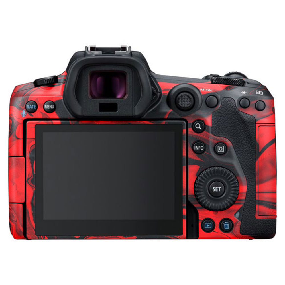 Red Lava Flow Canon EOS R5 Camera Skin