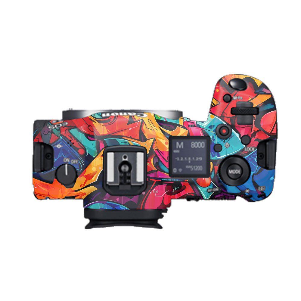 Urban Graffiti Explosion Canon EOS R5 Camera Skin