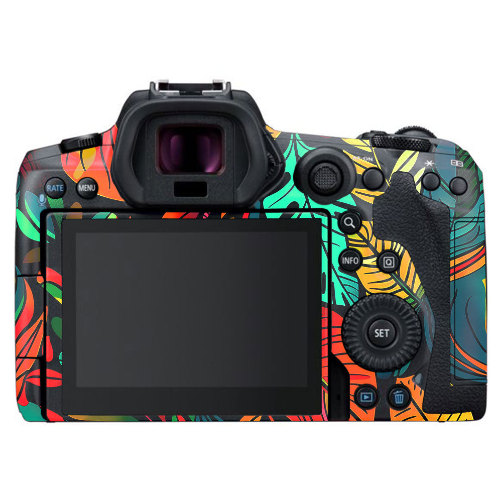 Tropical Jungle Leaves Canon EOS R5 Camera Skin