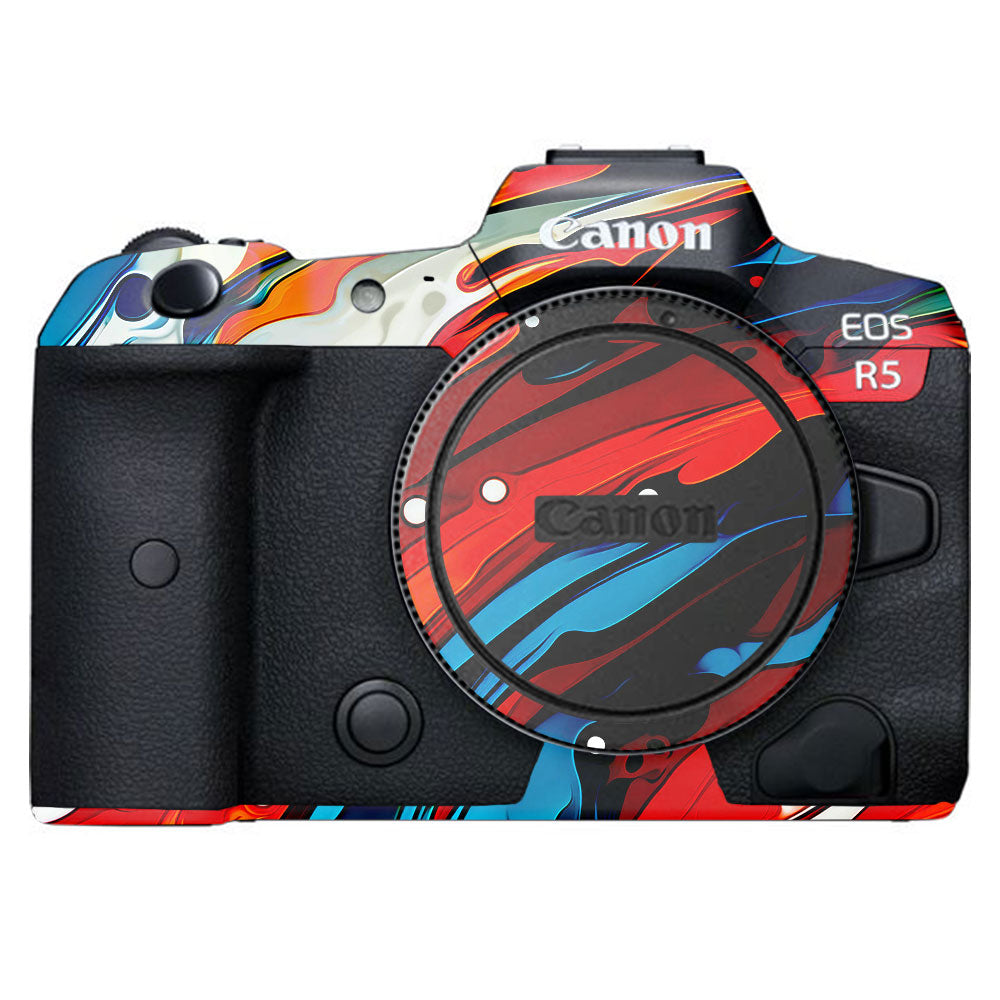 Fire & Ice Flow Canon EOS R5 Camera Skin