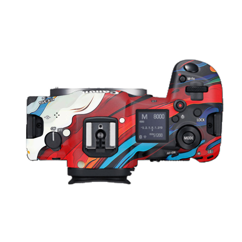 Fire & Ice Flow Canon EOS R5 Camera Skin