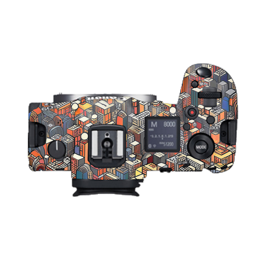 Isometric Cityscape Canon EOS R5 Camera Skin