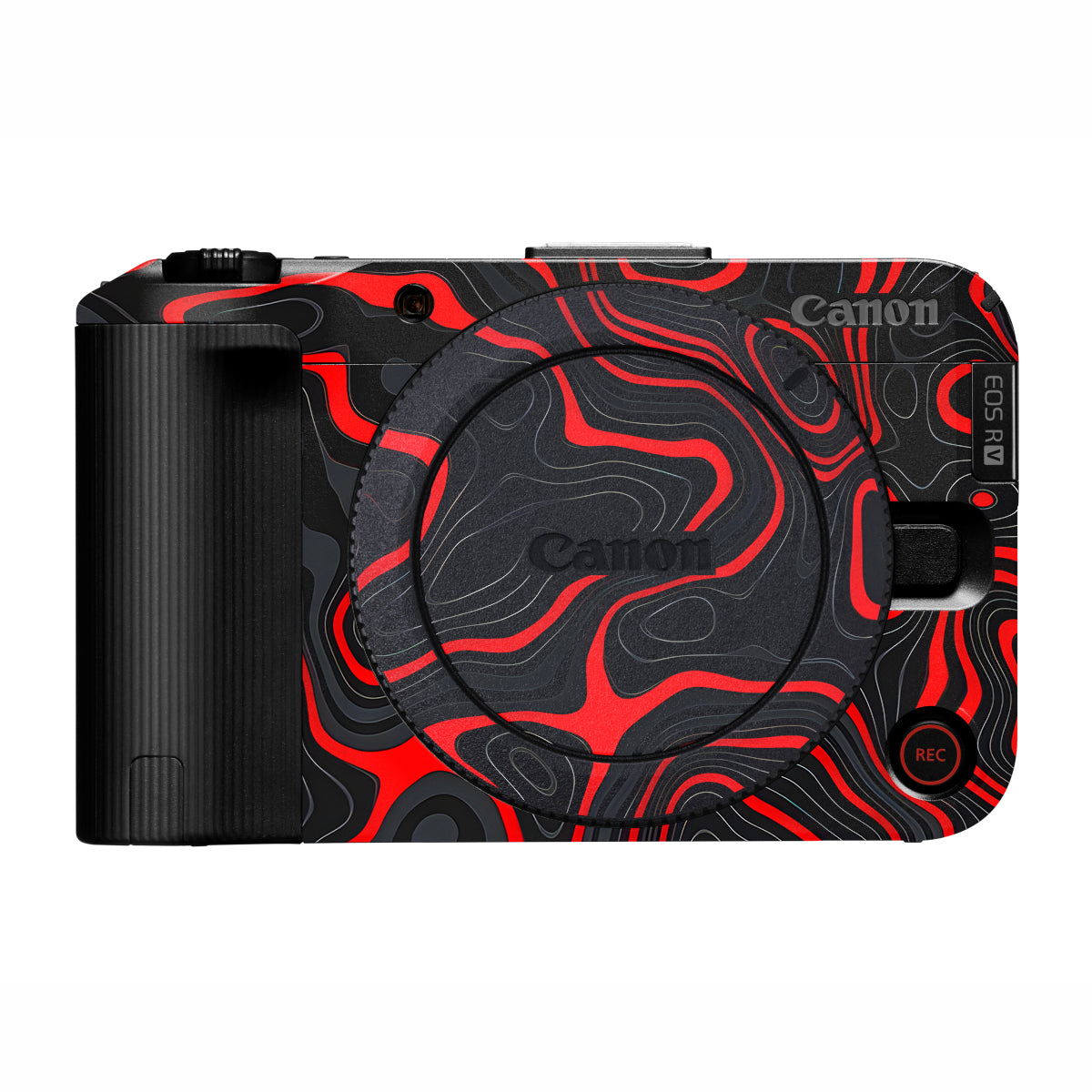 Crimson Waves Canon EOS R50V Camera Skin