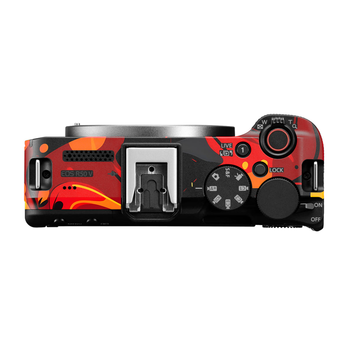 Lava Burst Canon EOS R50V Camera Skin