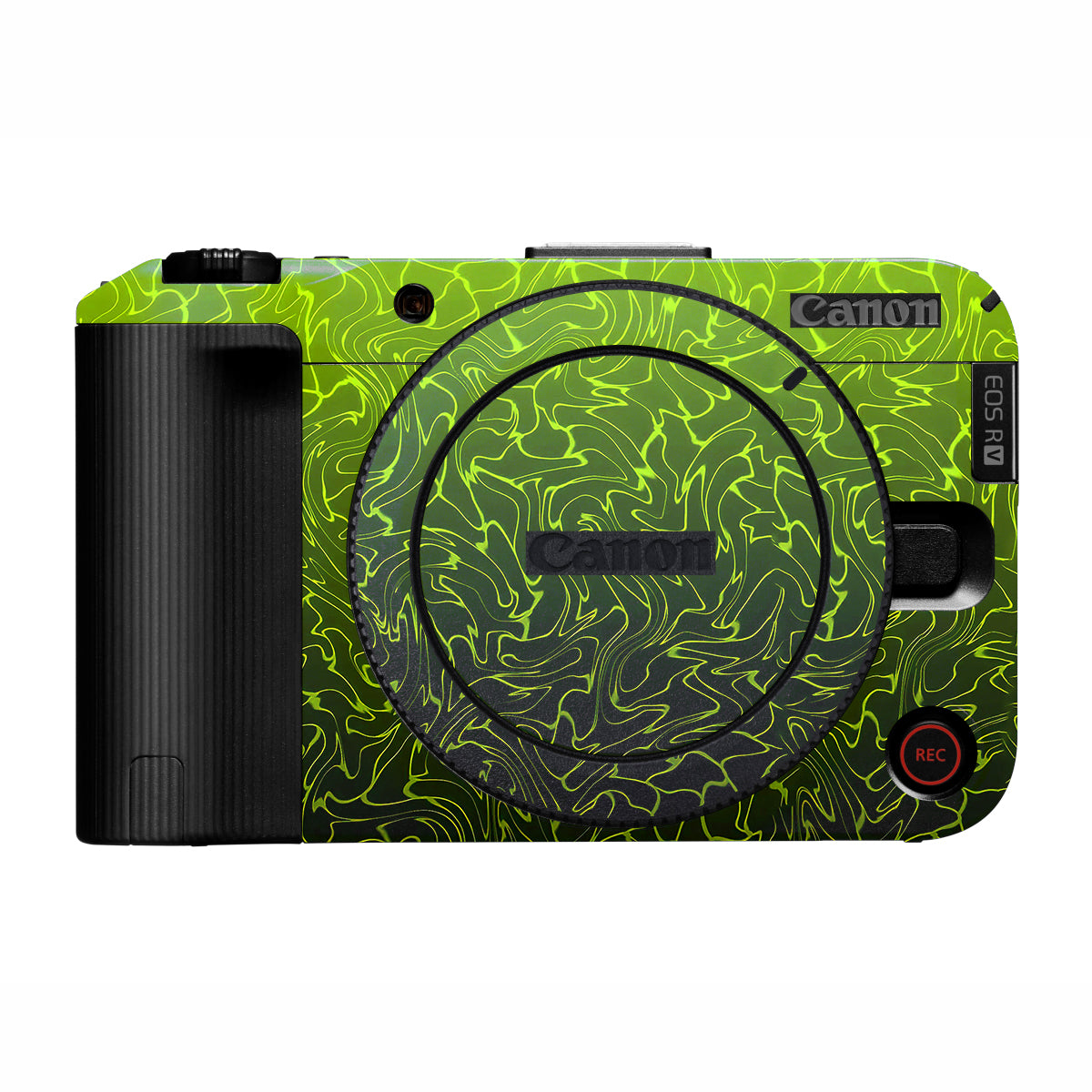 Lime Yellow to Black Gradient Canon EOS R50V Camera Skin