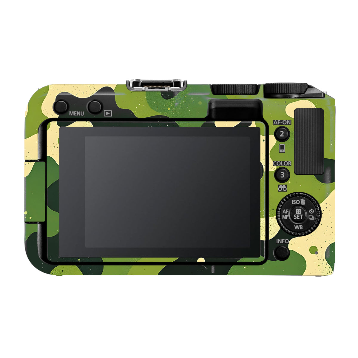 Camouflage Pattern Canon EOS R50V Camera Skin