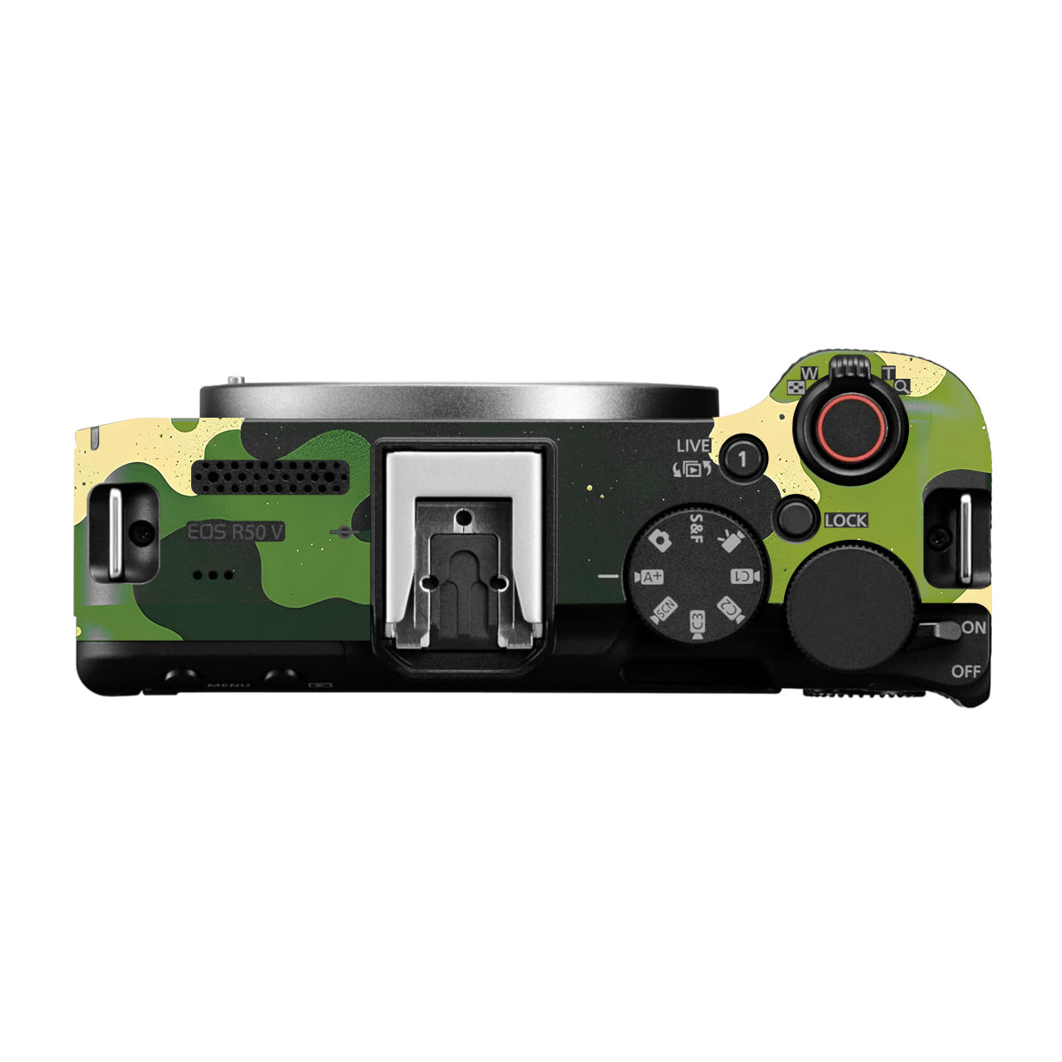 Camouflage Pattern Canon EOS R50V Camera Skin