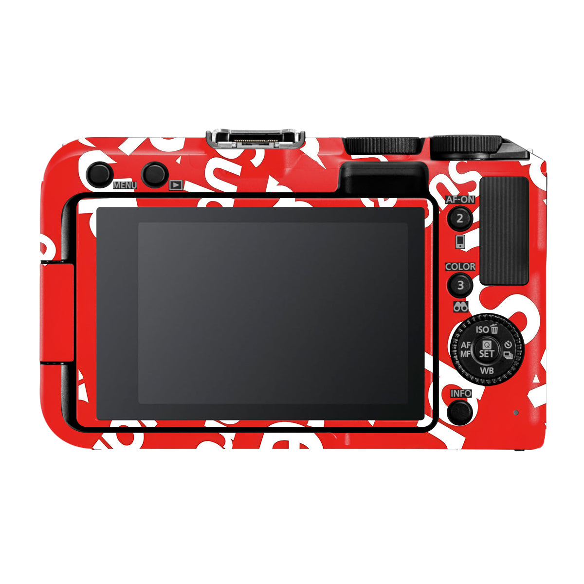 Supreme Red Canon EOS R50V Camera Skin