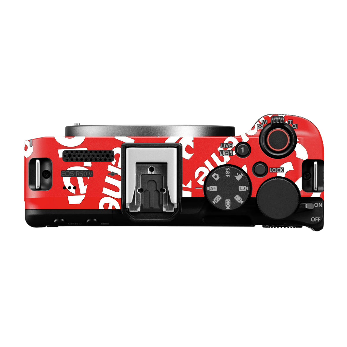 Supreme Red Canon EOS R50V Camera Skin
