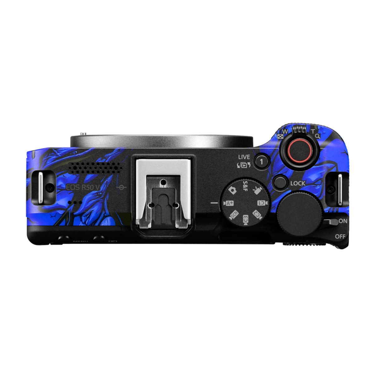 Venom Blue Canon EOS R50V Camera Skin