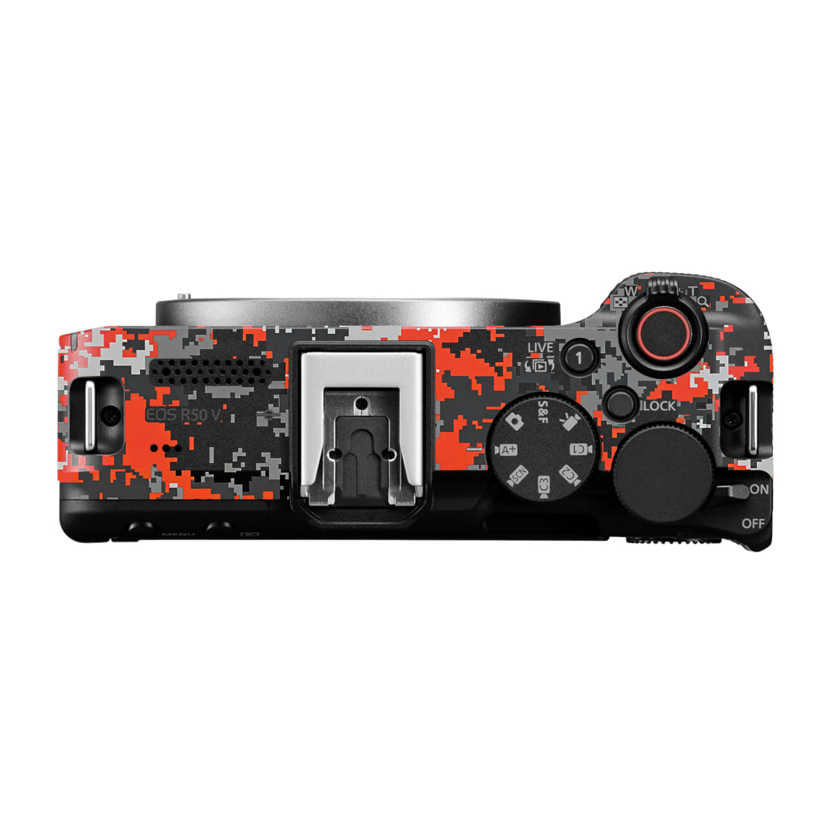 Inferno Pixel Canon EOS R50V Camera Skin