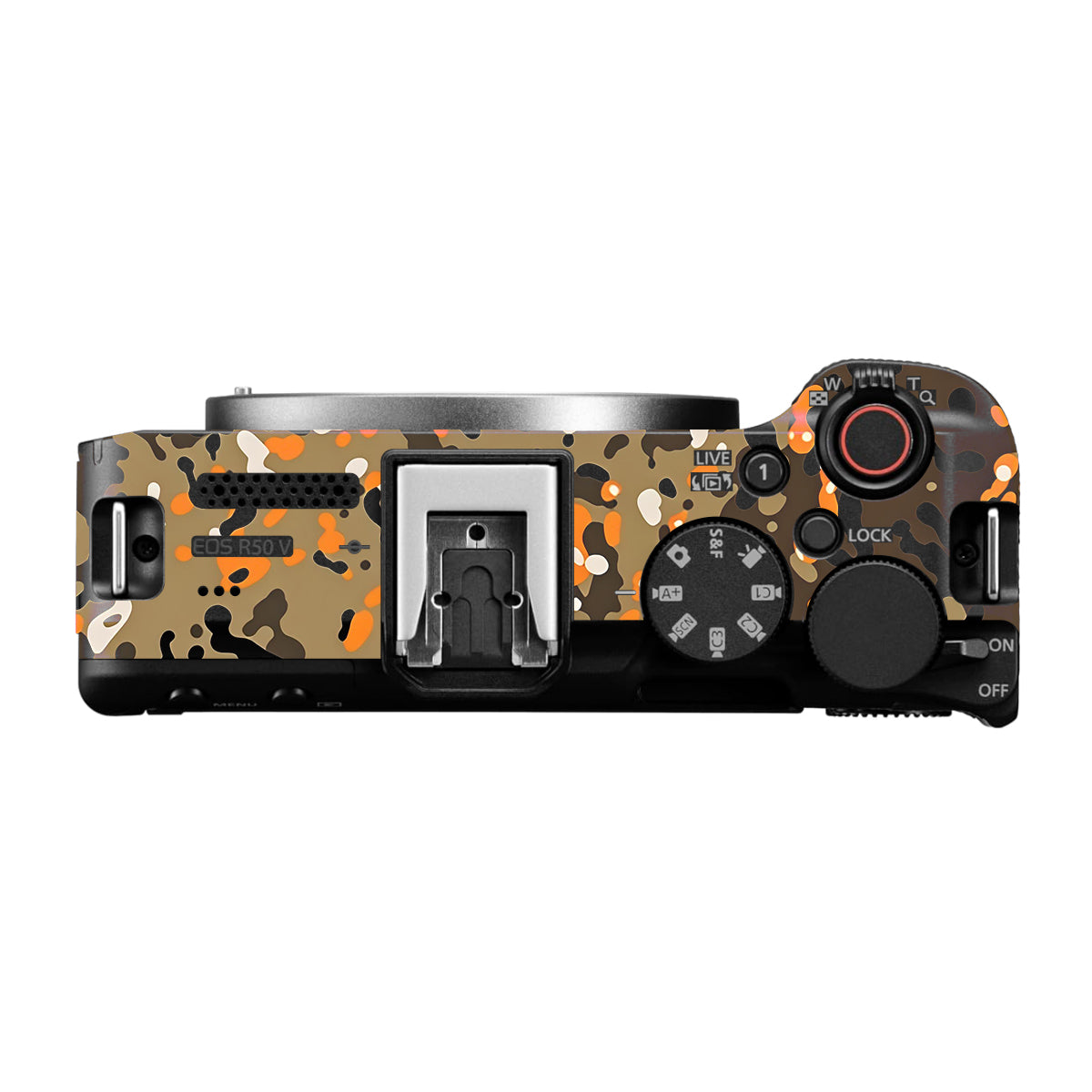 Orange Brown Spot  Canon EOS R50V Camera Skin