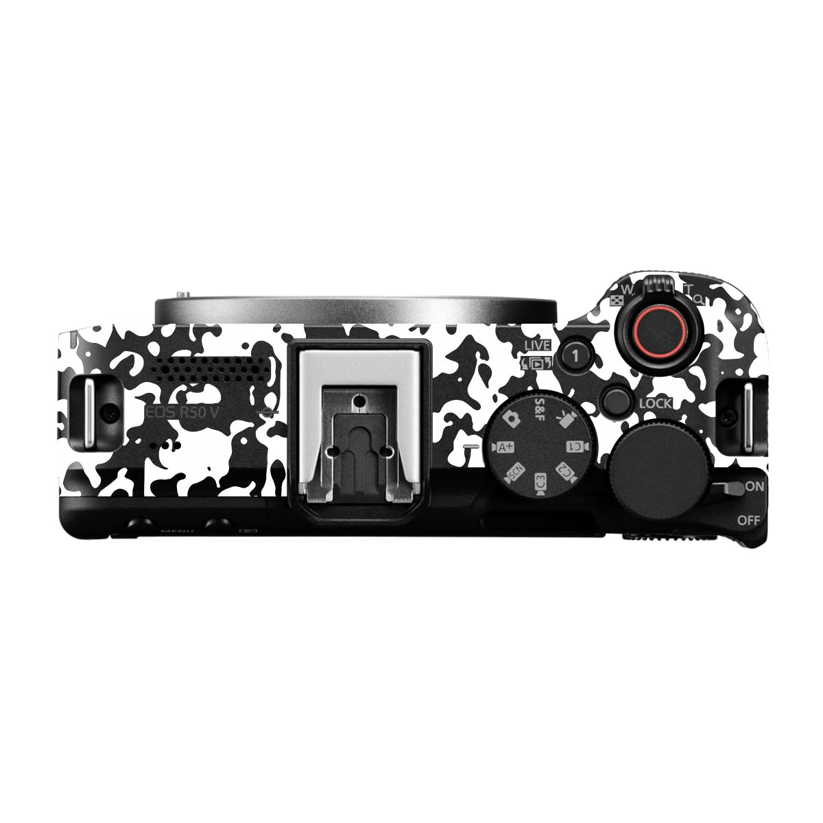 Snow Camo Canon EOS R50V Camera Skin