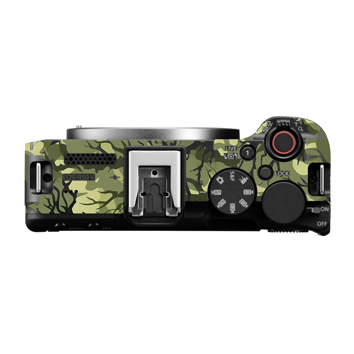 Green Tangled Vines Canon EOS R50V Camera Skin