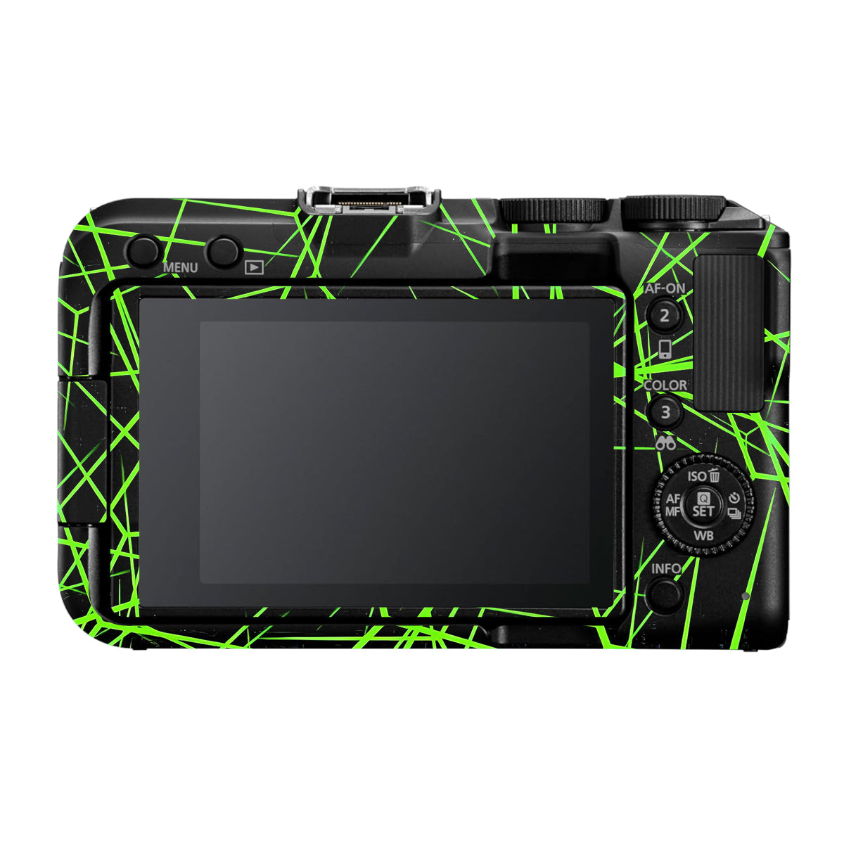 Neon Grid Canon EOS R50V Camera Skin