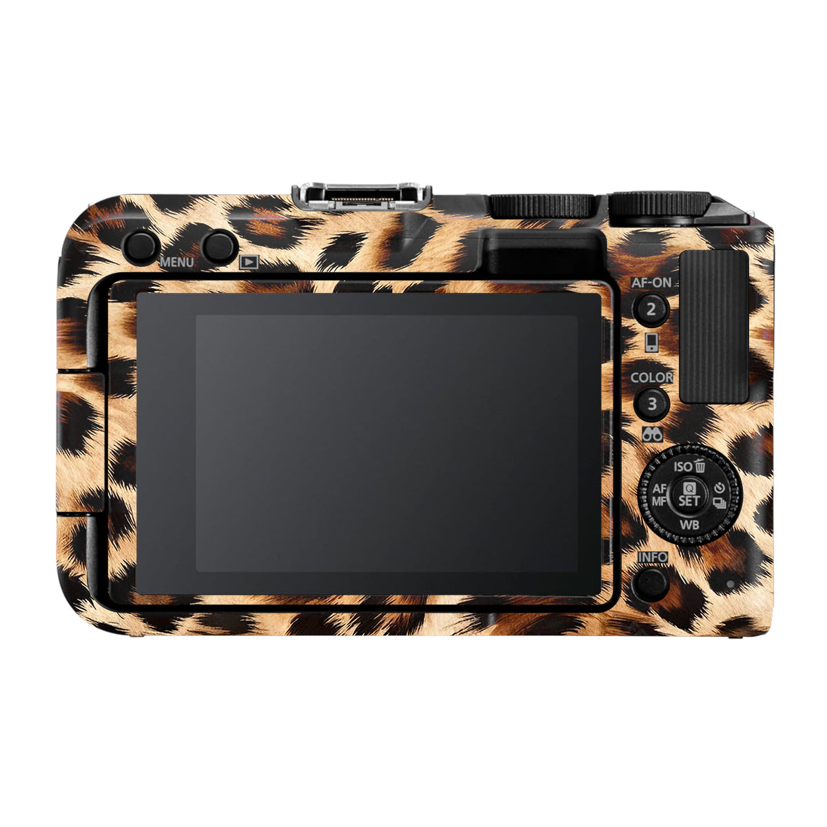 Classic Leopard Spots Canon EOS R50V Camera Skin
