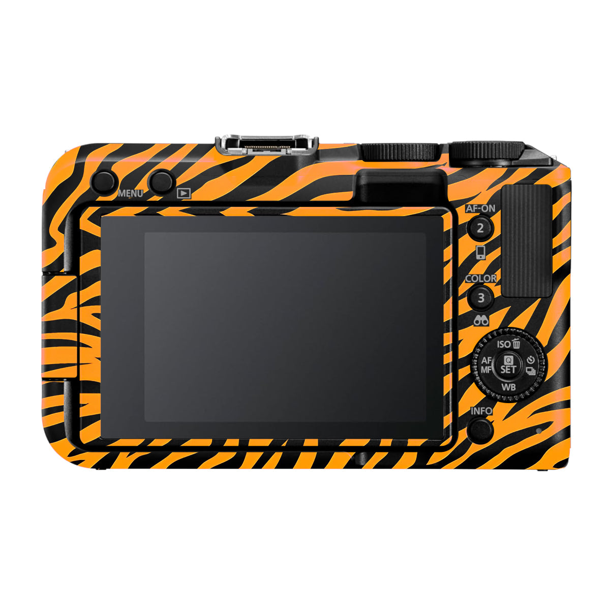 Zebra Gold Pattern Canon EOS R50V Camera Skin
