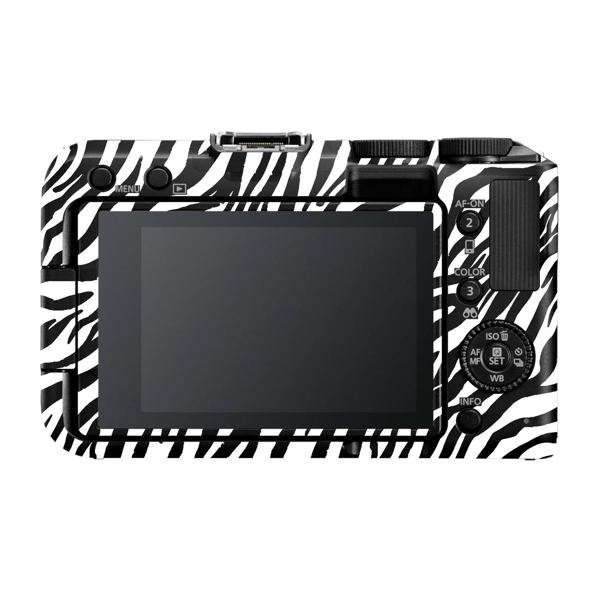 Classic Zebra Stripes Canon EOS R50V Camera Skin