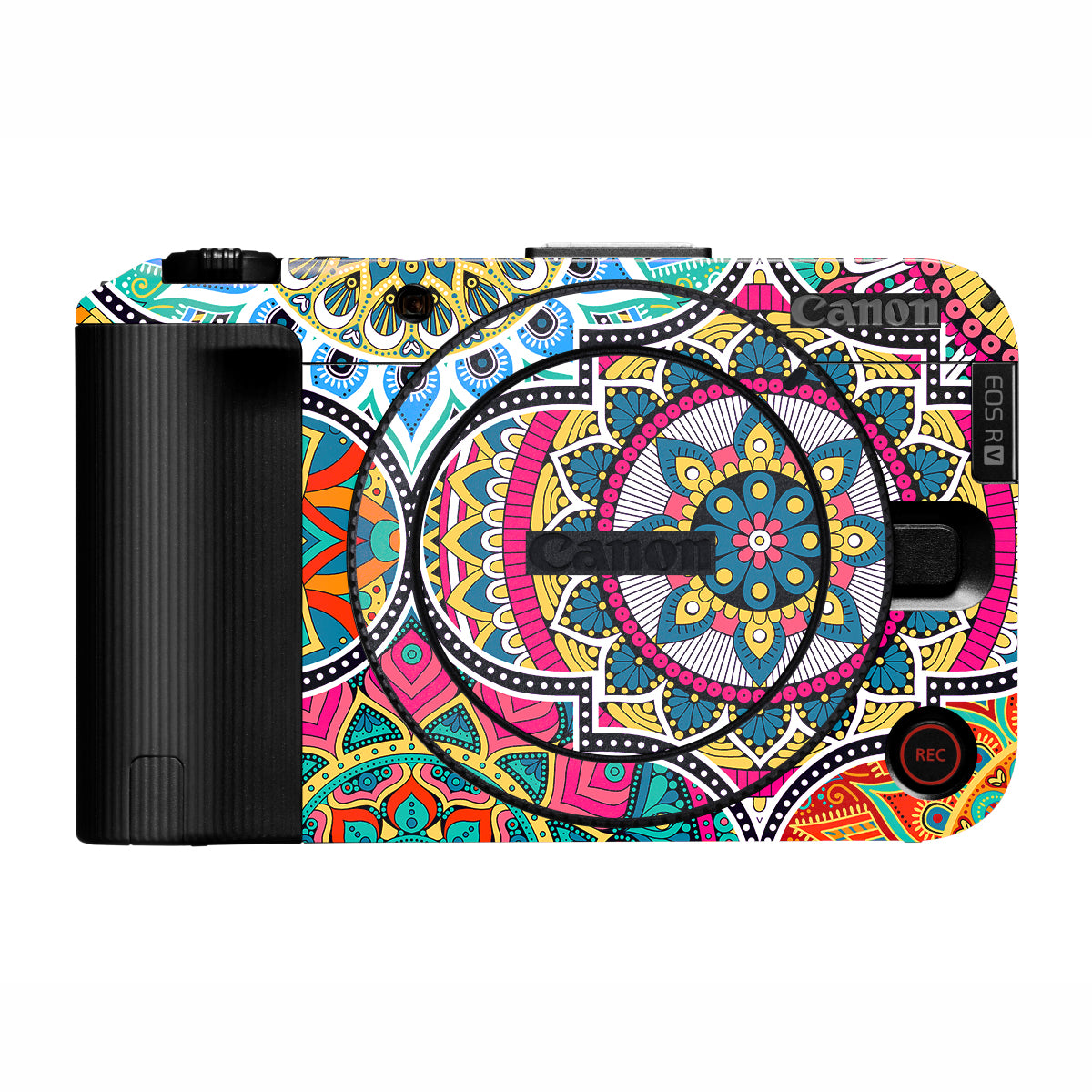 Boho Mandala Tile Pattern Canon EOS R50V Camera Skin
