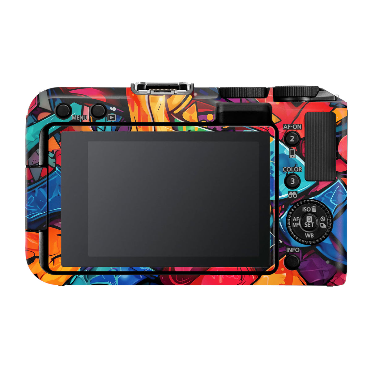 Urban Graffiti Explosion Canon EOS R50V Camera Skin