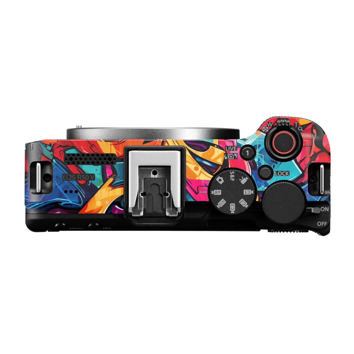 Urban Graffiti Explosion Canon EOS R50V Camera Skin