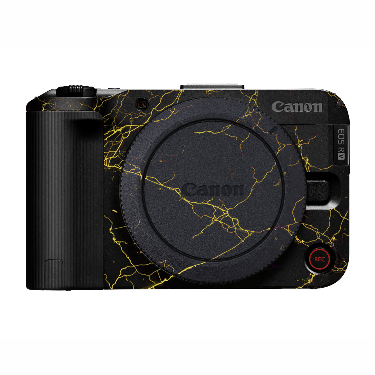 Electric Gold Veins Canon EOS R50V Camera Skin